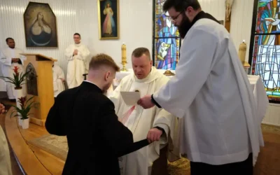 Nowicjusz już w habicie